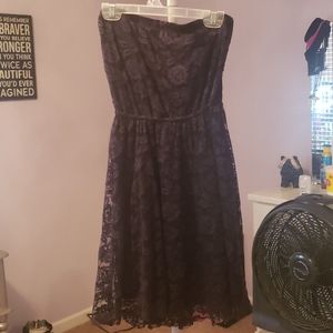 Hollister Navy Lace Mini Dress